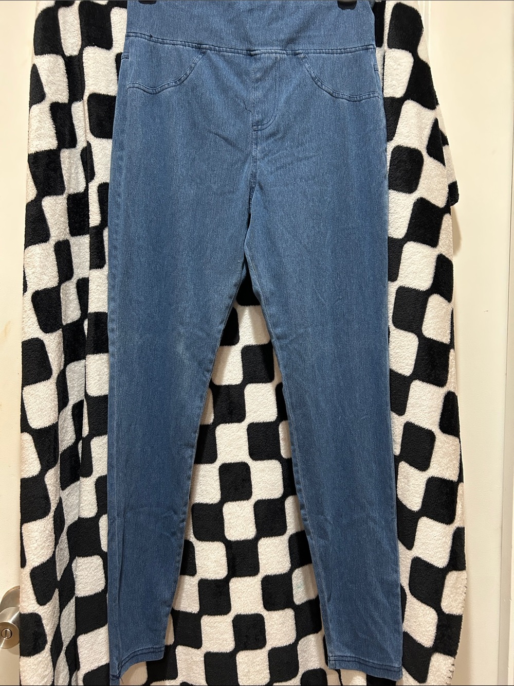 a new day Blue Stretch Jeggings — High-Rise Pull-On